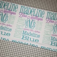 Personalisierte Baby Name Decke, Monogramm Neugeborenen Decken, Swaddle Empfang Handgemachtes Einzigartiges Shower Geschenk, Meilenstein von monogrammarketplace