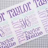 Personalisierte Baby Name Und Geburt Stats Decke, Neugeborenen Swaddle, Handgemachtes Baby-Dusche-Geschenk, Monogramm Individuelle Ankündigung von monogrammarketplace