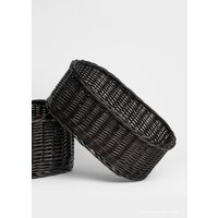 Präsentkorb Aufbewahrungskorb Ambience Schwarz Minimalistisch Schick | 3 Größen Präsentkorb Aufbewahrungskorb Ambience Schwarz Minimalistisch Schick | 3 Größen von monpanierGmbH