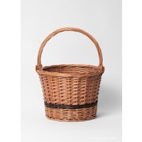 Geflochtener Eimer/Pflanzkorb Bucket | Ø32xh23/H44cm Geflochtener Eimer/Pflanzkorb Bucket | Ø32xh23/H44cm von monpanierGmbH