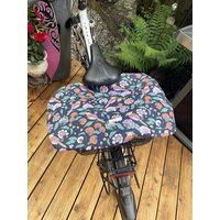 Flexible Fahrradkorb Abdeckhaube "Jolis Oiseaux" Mit Wasserabweisender Beschichtung Und Kordelzug Flexible Fahrradkorb Abdeckhaube "Jolis Oiseaux" Mit Wasserabweisender Beschichtung Und Kordelzug von monsienchen