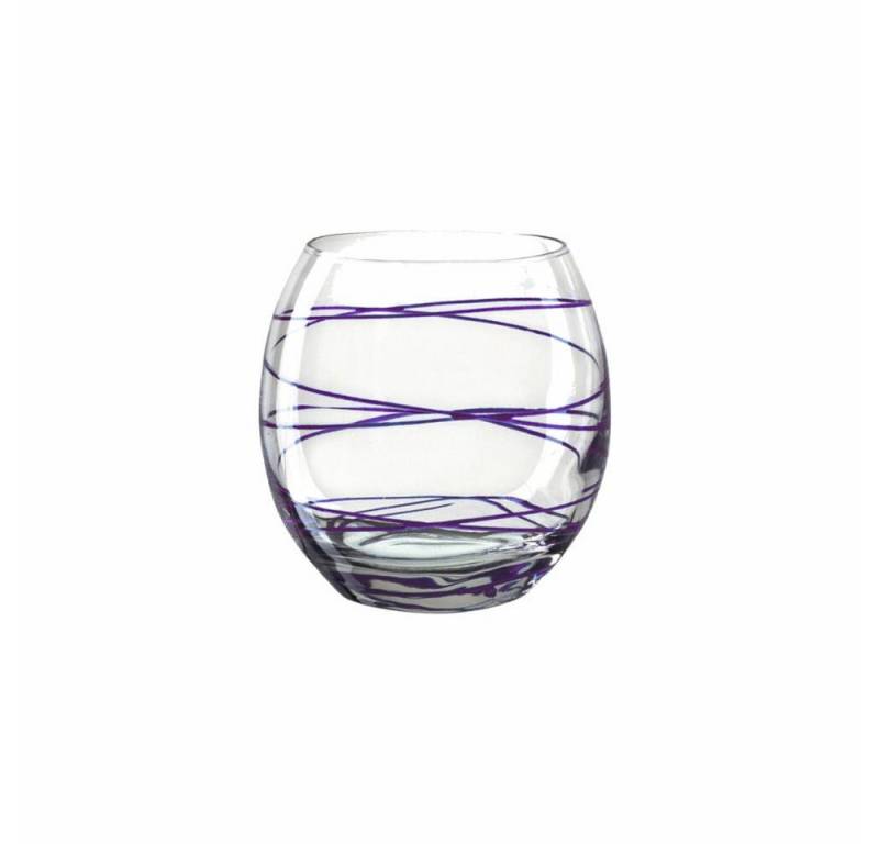 montana-Glas Becher :circle, Lila, 390 ml, Kalk-Natron-Glas von montana-Glas