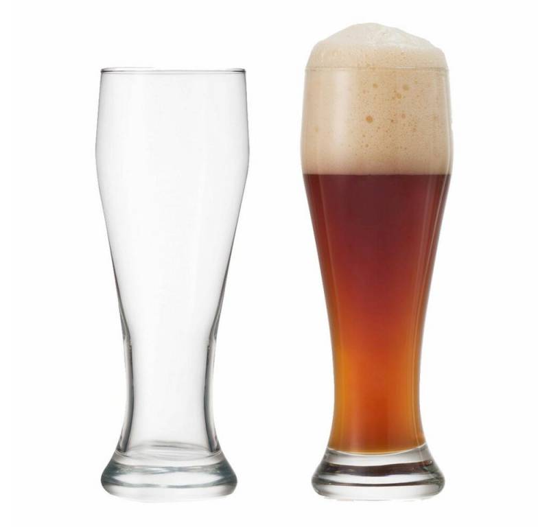 montana-Glas Gläser-Set :basic Weizenbierglas 2er Set 655 ml, Glas von montana-Glas
