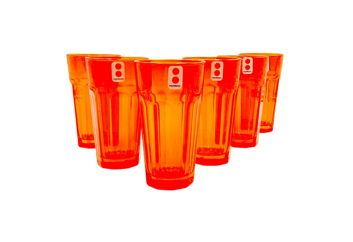 montana-Glas Glas 315ml – trendiges Trinkglas in Orange, spülmaschinengeeignet & robust, Modernes Farbspiel im strukturierten Design–für Genussmomente montana-Glas Glas 315ml – trendiges Trinkglas in Orange, spülmaschinengeeignet & robust, Modernes Farbspiel im strukturierten Design–für Genussmomente von montana-Glas