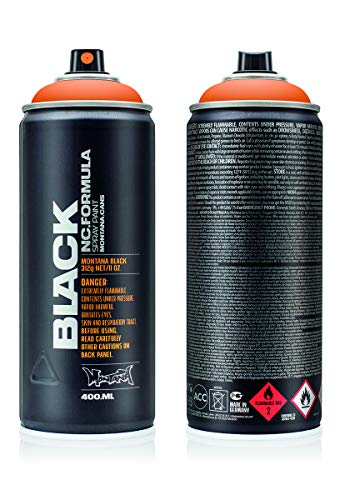 352195 Montana Black Power Orange – 400 ml (BLK P2000) von Montana