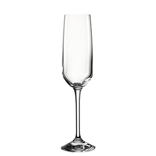 Montana :vivid Sektglas 6er Set, spülmaschinenfestes Glas für Schwaumwein und Prosecco, Champagner Glas mit gezogenem Stiel, 190 ml, 042965 von Montana