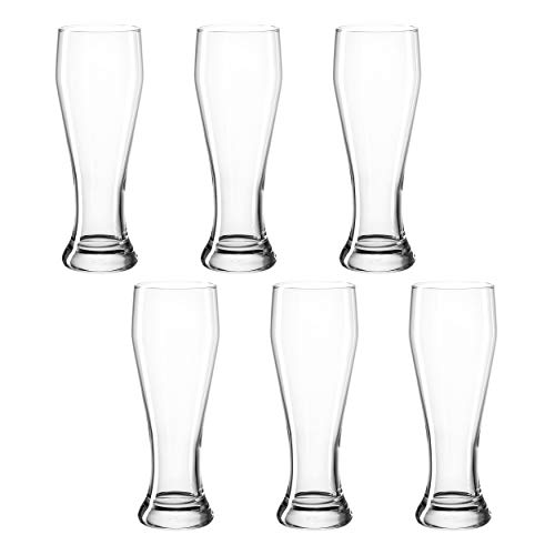 Montana: :Basic Weizenbierglas, 6er Set, Weißbierglas, Weizenglas, Weizenbier, Bierglas, Weizenbier Glas, 500 ml, 075052 von montana