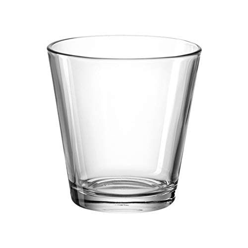 montana conic Trink-Gläser 6er Set, spülmaschinengeeignete Wasser-Gläser, Trink-Becher aus Glas, Saft-Gläser, Getränkegläser-Set, 260 ml, 061076 von montana