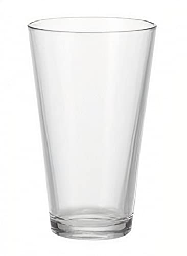 montana conic Trink-Gläser 6er Set, spülmaschinengeeignete Wasser-Gläser, Trink-Becher aus Glas, Saft-Gläser, Getränkegläser-Set, 330 ml, 061078 von montana