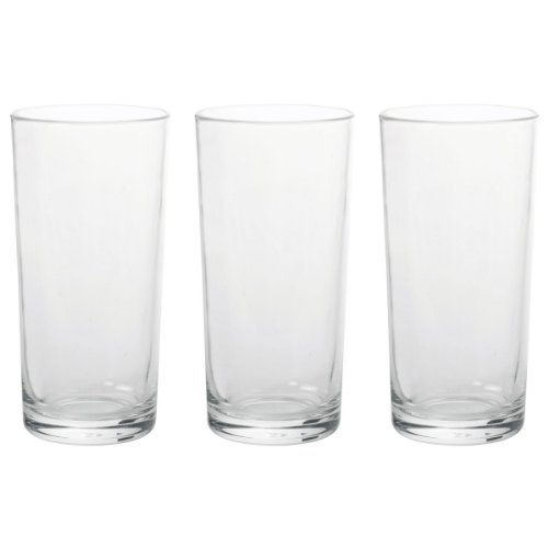 montana gala Trink-Gläser 3er Set, spülmaschinengeeignete Wasser-Gläser, Trink-Becher aus Glas, Saft-Gläser, Getränke-Set, 260 ml, 030160 von montana