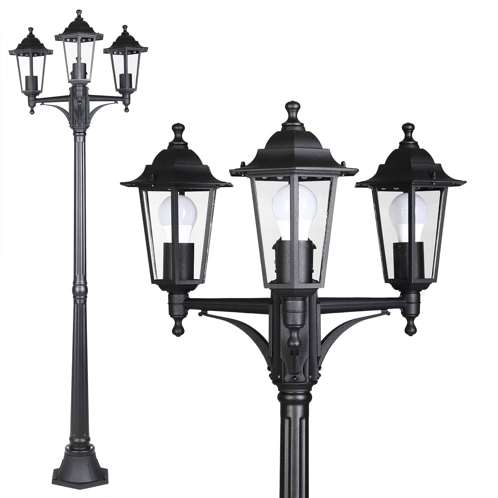 Außenleuchte Willow Anthrazit Aluminium von monzana®