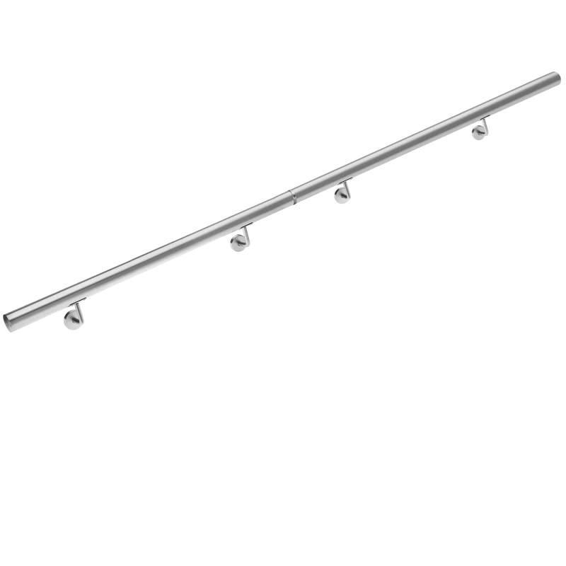 Handlauf 2er-Set Edelstahl 4,2x200cm von monzana®