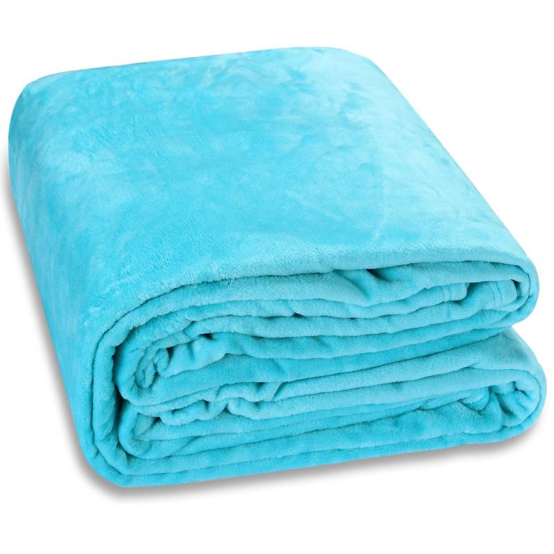 Kuscheldecke Premium Hellblau 200x150cm von monzana®