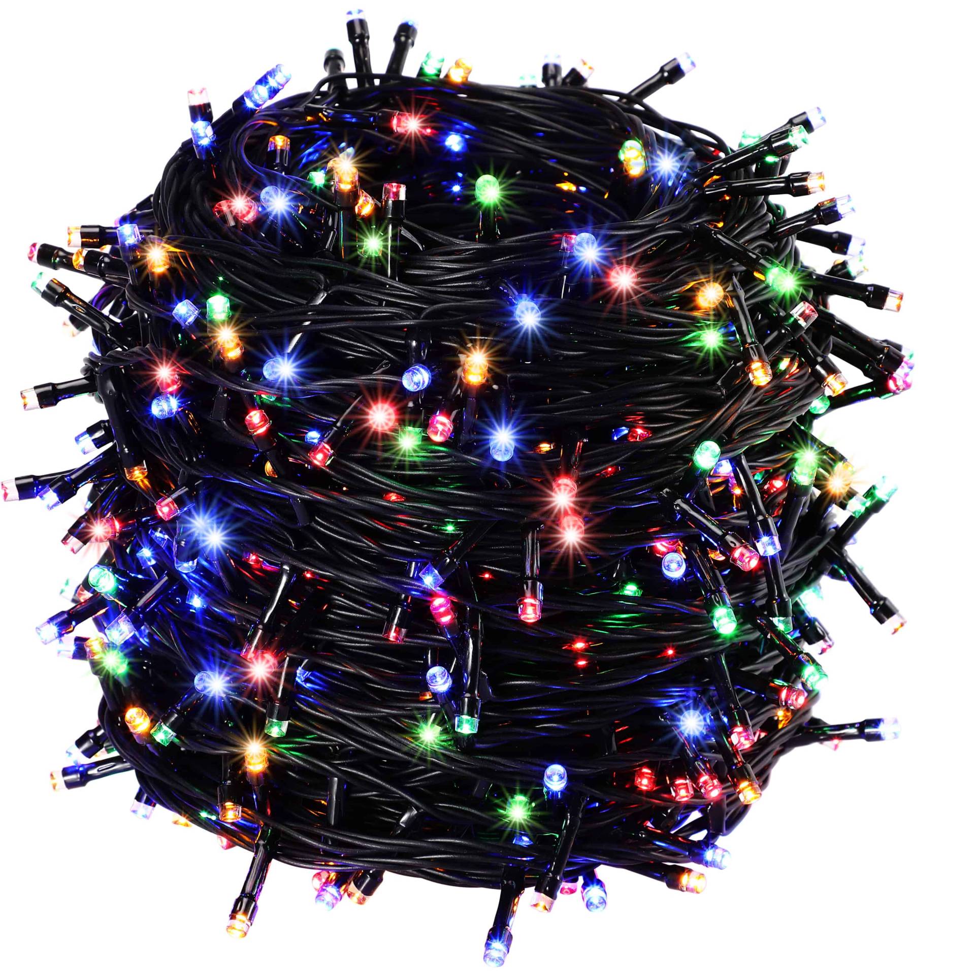 Lichterkette Weihnachten Bunt 20m von monzana®