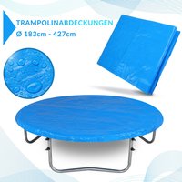 monzana Abdeckung Trampolin  305cm blau von monzana