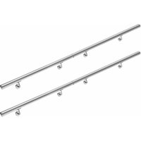 Monzana - Handlauf Edelstahl V2A Geländer Treppe Wandhandlauf Brüstung Griff 80-600cm 400cm Monzana - Handlauf Edelstahl V2A Geländer Treppe Wandhandlauf Brüstung Griff 80-600cm 400cm von monzana