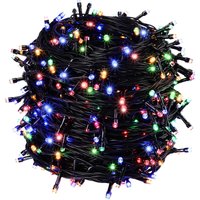 Monzana - Lichterkette 200/400/600 led IP44 Innen Außen Kabel Weihnachtsdeko Leuchtkette Lichtervorhang Weihnachtsbeleuchtung Warmweiß Kaltweiß Bunt von monzana