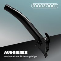 Monzana - Ausgießer Einfüllstutzen aus Metall für Benzinkanister Kanister Metallkanister Tankstutzen Einfüllstutzen Kraftstoffausguss Benzin Diesel von monzana