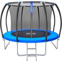 Monzana - Trampolin ø 244/305 cm tüv Rheinland gs Zertifiziert Komplettset inkl. Sicherheitsnetz Innen Leiter Randabdeckung Kindertrampolin von monzana