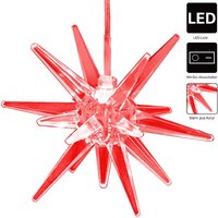 Monzana - led Weihnachtsstern mit 7 Fach-Farbwechsel Beleuchtet Batterie Adventsstern Leuchtstern 9cm Weihnachtsbeleuchtung Stern von monzana