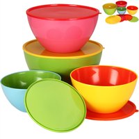 monzana 4 teiliges Schüsselset aus Kunststoff in 4 Größen 900-4000ml von monzana