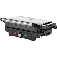 monzana® Kontaktgrill 1600W 29 x 24,5 x 11cm schwarz / edelstahl von monzana