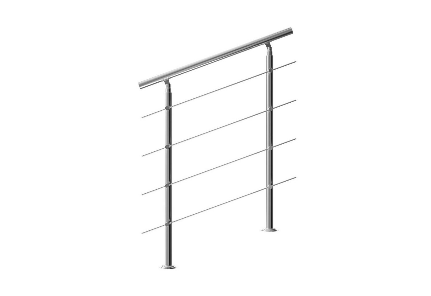 monzana Brüstungsgeländer 100cm, 4 Querstreben, 100 cm Länge, 107.5 cm Höhe monzana Brüstungsgeländer 100cm, 4 Querstreben, 100 cm Länge, 107.5 cm Höhe von monzana