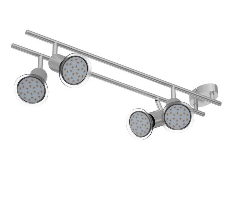 monzana Deckenleuchte Amaryllis, 4 Flammig, LED Deckenstrahler Spot Lampe 4 flammig 12W schwenkbar inklusive GU10 von monzana