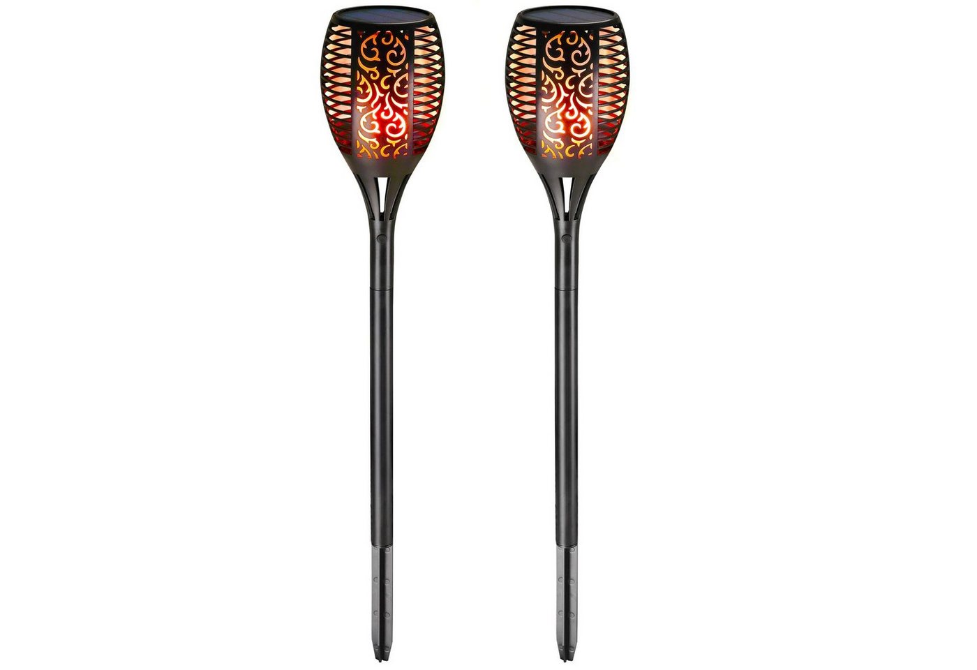 monzana LED Solarleuchte, 2er Set, 2er Set Solarlampen für Draußen Fackel Wetterfest Balkon Garten Außen monzana LED Solarleuchte, 2er Set, 2er Set Solarlampen für Draußen Fackel Wetterfest Balkon Garten Außen von monzana
