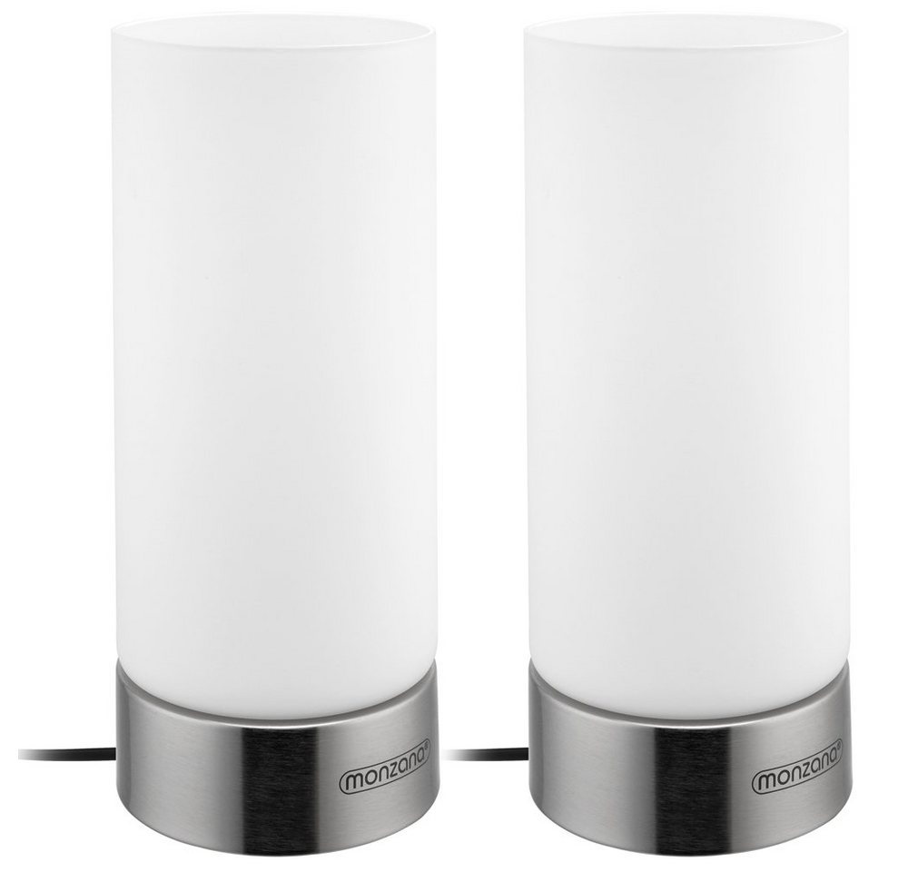 monzana Nachttischlampe 2er Set Lumo, E14, 2er Set LED Touch Dimmbar Schlafzimmer Wohnzimmer Tischlampe Leuchte monzana Nachttischlampe 2er Set Lumo, E14, 2er Set LED Touch Dimmbar Schlafzimmer Wohnzimmer Tischlampe Leuchte von monzana