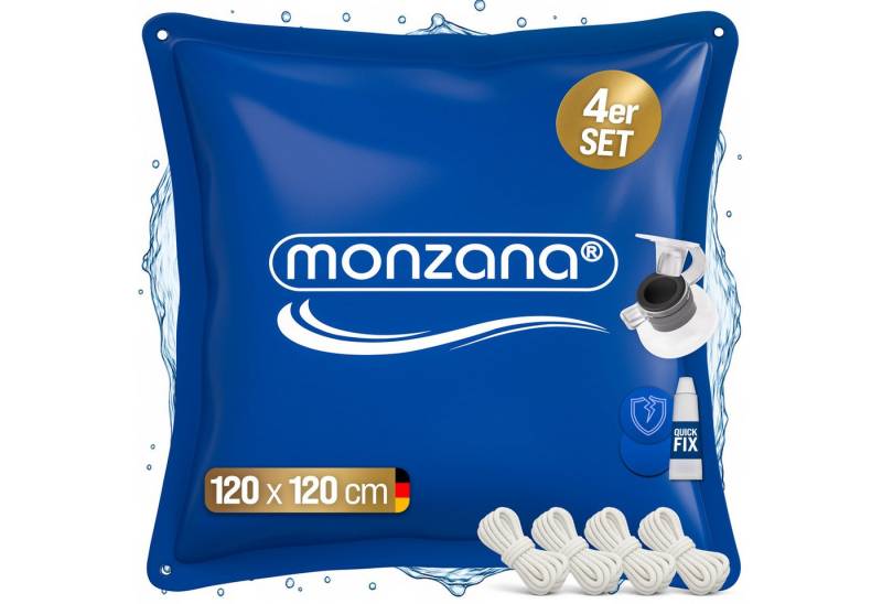 monzana Pool Poolkissen (5-tlg), 4x Poolkissen Winter XL Chlorbeständig Seil PVC Verstärktes Material von monzana
