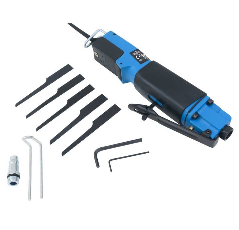 monzana Säbelsäge DBDL005, Säbelsäge 6 Sägeblätter Blechsäge Druckluftsäge Karosseriesäge monzana Säbelsäge DBDL005, Säbelsäge 6 Sägeblätter Blechsäge Druckluftsäge Karosseriesäge von monzana