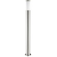 Monzana® Außenleuchte Edelstahl 100cm IP44 Wetterfest E27 Außen Gartenleuchte Außenlampe Wegeleuchte Standleuchte silber von Deuba