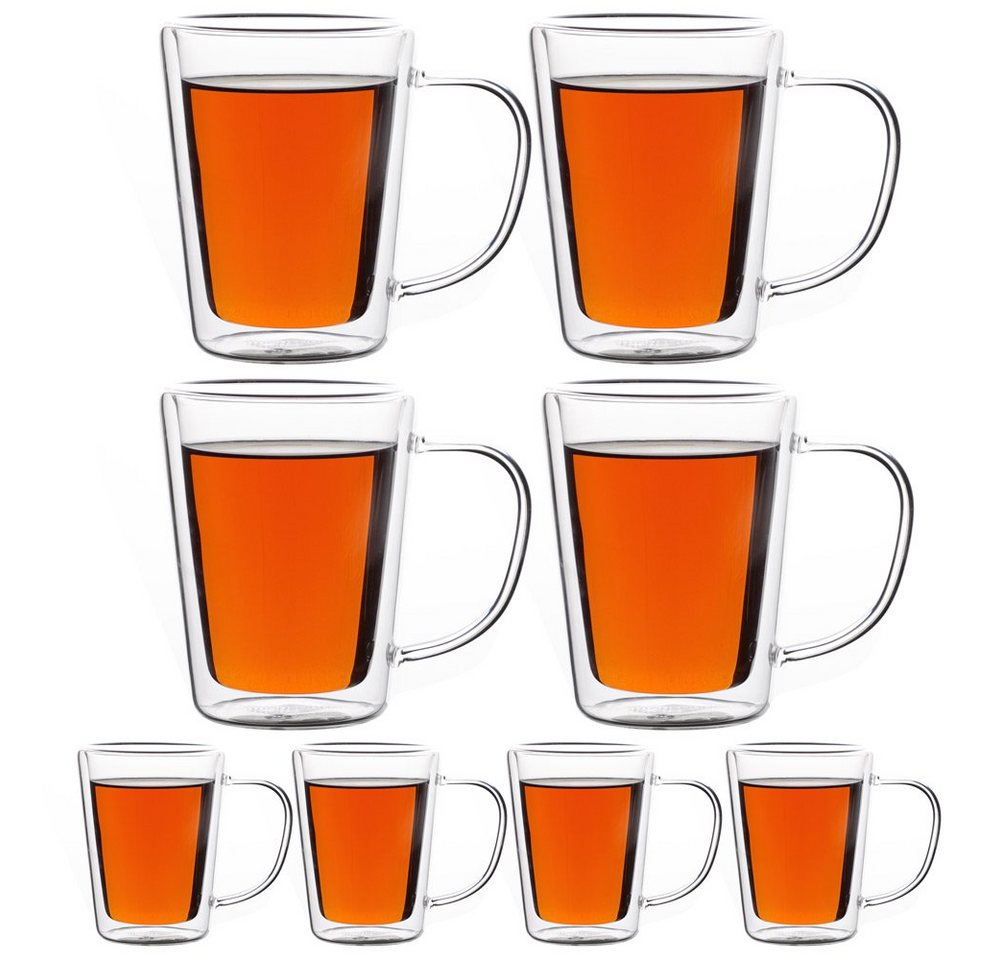 monzana Teeglas, Doppelwandig Borosilikatglas 250ml Wärmeisoliert Hitzebeständig monzana Teeglas, Doppelwandig Borosilikatglas 250ml Wärmeisoliert Hitzebeständig von monzana