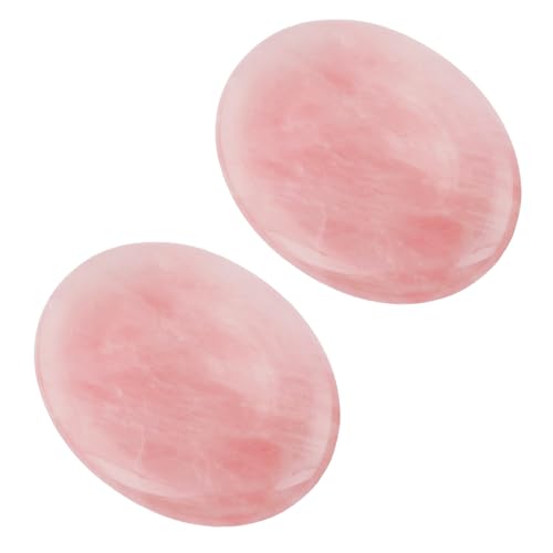 mookaitedecor 2 Stück Rosenquarz Daumenstein Handschmeichler Stein Daumen Edelstein Oavl Heilsteine Kristall Massagestein Taschenstein Sorgenstein für Stressabbau Meditation mookaitedecor 2 Stück Rosenquarz Daumenstein Handschmeichler Stein Daumen Edelstein Oavl Heilsteine Kristall Massagestein Taschenstein Sorgenstein für Stressabbau Meditation von mookaitedecor