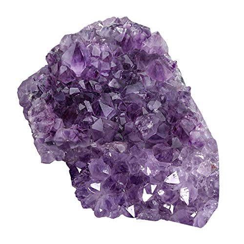 mookaitedecor Natürlichen Amethyst Drusensegment Rohstück Edelstein Amethyst Kristall Druse Naturstück Dekorative Steine(500-600g) von mookaitedecor