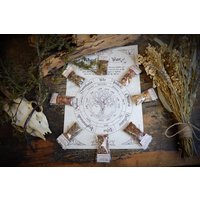 Acht Sabbat Grain Räucherstäbchen Rad Des Jahres A4 Poster Pagan Wicca Hexerei Geschenk von moongoddessgardenart