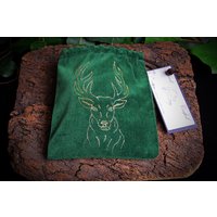Runentasche Große Kristall Aufbewahrungstasche Handgefertigt Baumwolle Samt Hirsch Design Witchcraft Altar Werkzeug Pagan Wicca Runentasche Große Kristall Aufbewahrungstasche Handgefertigt Baumwolle Samt Hirsch Design Witchcraft Altar Werkzeug Pagan Wicca von moongoddessgardenart