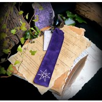 Zauberstab Tasche Handgemacht Baumwolle Samt Fee Star Design Witchcraft Altar Werkzeug Pagan Wicca von moongoddessgardenart