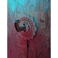 Handpan Wandhalterung & Rgb Led Mandala Lampe Aus Holz Boho Wanddeko - Musikzimmer Geschenk Für Musiker Handpan Wandhalterung & Rgb Led Mandala Lampe Aus Holz Boho Wanddeko - Musikzimmer Geschenk Für Musiker von moonlightartshop