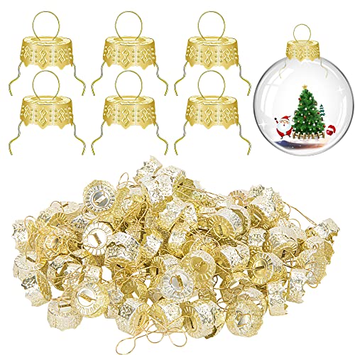 moonoom 100 Stück Runde Weihnachten Ornament Kappen Gold Abnehmbare Metall Kleiderbügel Kappen Weihnachten Ersatz Ornament Kappe für Weihnachten Porzellan, Keramik oder Glas Dekoration moonoom 100 Stück Runde Weihnachten Ornament Kappen Gold Abnehmbare Metall Kleiderbügel Kappen Weihnachten Ersatz Ornament Kappe für Weihnachten Porzellan, Keramik oder Glas Dekoration von moonoom