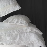 Linen Duvet. Fine Pure French Linen With Buttons Closure & Lace. Custom Freshmade in One Week On Your Doorstep Listing74 von mooshop