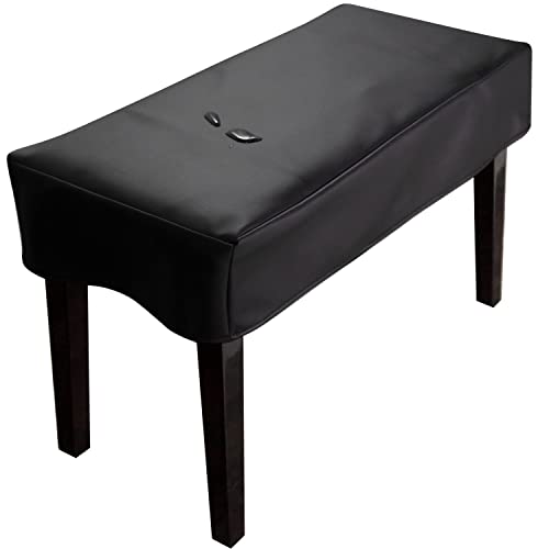 Mooson Duet Klavierbank, Staubschutz, dickes Kissen, Kunstleder, gepolsterter Klavierhocker für Künstler, Doppelsitzbezug Mooson Duet Klavierbank, Staubschutz, dickes Kissen, Kunstleder, gepolsterter Klavierhocker für Künstler, Doppelsitzbezug von mooson
