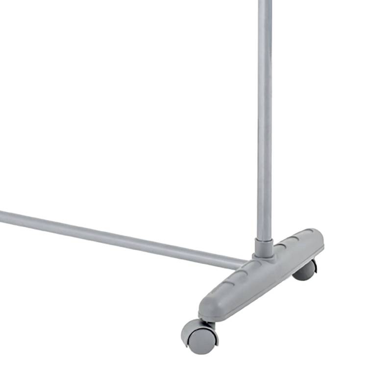 home24 Rollgarderobe Balga 81 x 96 x 39cm Silber von home24