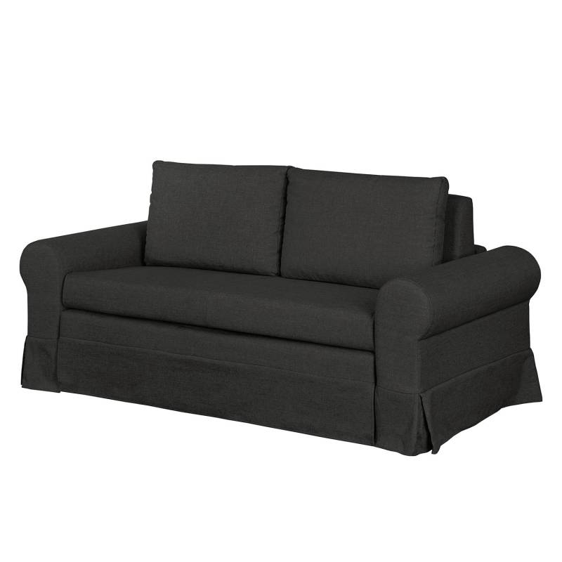 mooved Schlafsofa Latina III Schwarz Webstoff 205x90x90 cm (BxHxT) mit Schlaffunktion/Bettkasten Landhaus von Mørteens