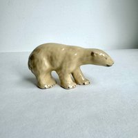 Vintage Eisbär Porzellan, Skulptur Eisbär, Keramik Tierfiguren Vintage Eisbär Porzellan, Skulptur Eisbär, Keramik Tierfiguren von moovi
