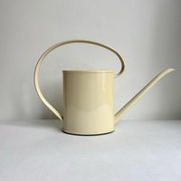 Vintage Gießkanne Kunststoff, Blumenkanne Creme, 70Er Jahre von moovi