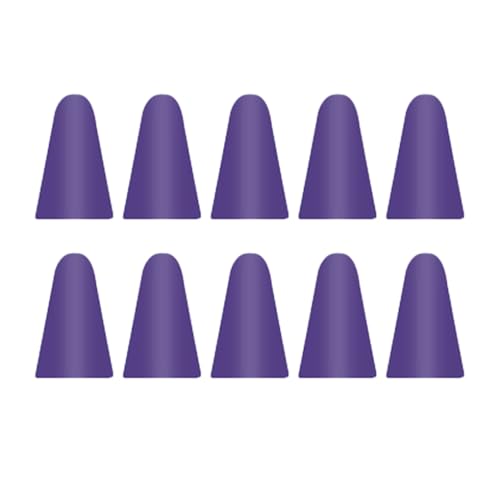 mophrati 10 Stück Silikon Spitzenkappen Anti Rutsch Für Profi Stummschaltung Abnehmbare verschleißfeste Kapazität Stiftspitze Hülle Tablet, Violett mophrati 10 Stück Silikon Spitzenkappen Anti Rutsch Für Profi Stummschaltung Abnehmbare verschleißfeste Kapazität Stiftspitze Hülle Tablet, Violett von mophrati