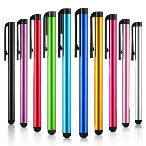 mophrati 10 Stück Touchscreen Stift mit weichem Kopf, Tablet, Notebook, kapazitiver Bleistift, tragbar, Tasche, Zeichenzubehör, Geschenke mophrati 10 Stück Touchscreen Stift mit weichem Kopf, Tablet, Notebook, kapazitiver Bleistift, tragbar, Tasche, Zeichenzubehör, Geschenke von mophrati