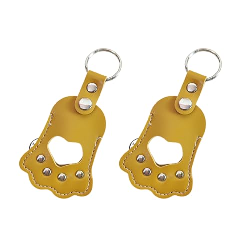 mophrati 2 Haarketten, Ketten in Katzenpfotenform, Ledermaterial als Erinnerungsgeschenk, bequem, geeignet zum Sammeln von Katzen und Hunden, Ingwergelb mophrati 2 Haarketten, Ketten in Katzenpfotenform, Ledermaterial als Erinnerungsgeschenk, bequem, geeignet zum Sammeln von Katzen und Hunden, Ingwergelb von mophrati